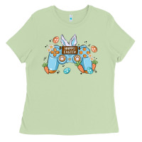 Matcha boy happy easter Ladies Tee - MaliasSmallBusiness