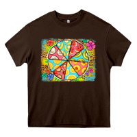 Chocolate Brown fruit plate Heavy Core Tee - Jasminsmagicworld
