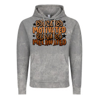 Cloud Rock educated motivated elevated melanated Vintage Hoodie - LillyAllenDesigns