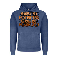Vintage Denim educated motivated elevated melanated Vintage Hoodie - LillyAllenDesigns