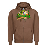 Chestnut St. Patrick's Day cat Zipper Hoodie - HowdyJamesFarm