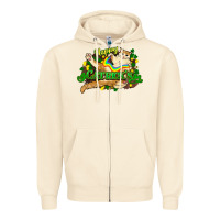 Sandshell St. Patrick's Day cat Zipper Hoodie - HowdyJamesFarm
