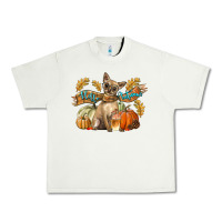 Pistachio Hello Autumn With Chihuahua Dog Urban Heavy Tee - LillyAllenDesigns