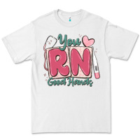 White you rn good hands registered nurse Premium Tee - MaliasSmallBusiness