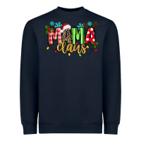 Navy mama claus Heavyweight Sweatshirt - texasbilliewilder