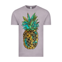 Vintage Zinc leopar turquoise pineapple Vintage Tee - JahusDesignShop
