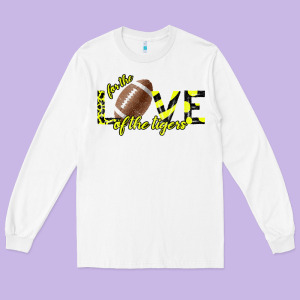 Love Of The Tigers Long Sleeve Tee Designed By Bettercallsaul