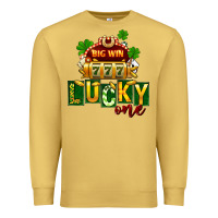 Antique Gold St Patricks Lucky One Premium Sweatshirt - FaDigitalArtStudio