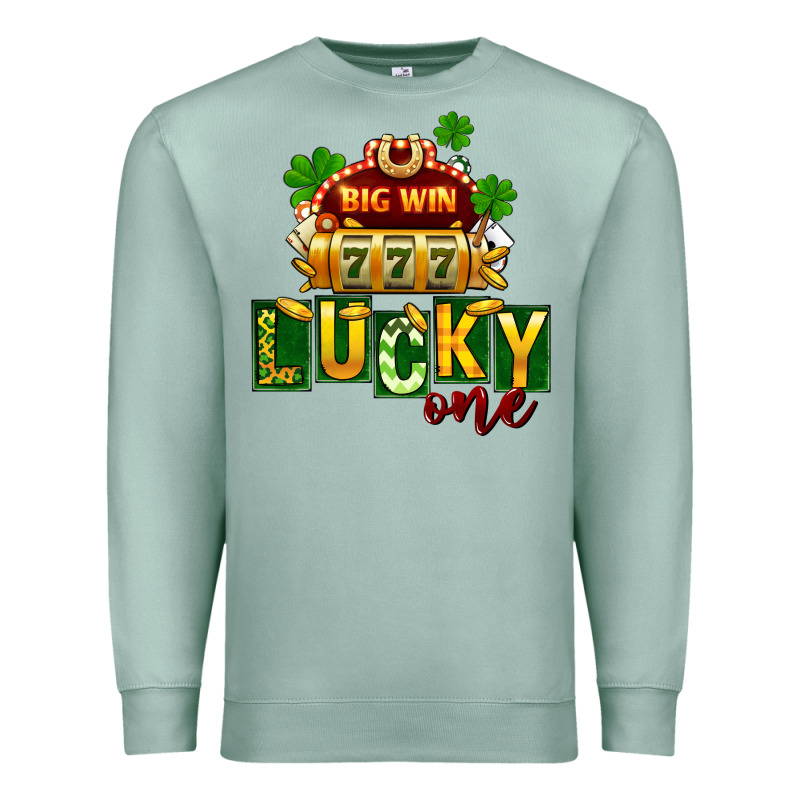 St Patricks Lucky One Premium Sweatshirt by FaDigitalArtStudio | Teevron