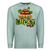 Seafoam St Patricks Lucky One Premium Sweatshirt - FaDigitalArtStudio