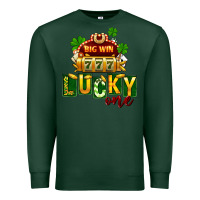 Sports Green St Patricks Lucky One Premium Sweatshirt - FaDigitalArtStudio