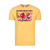 Vintage Mustard in october we wear pink teacher Vintage Tee - LillyAllenDesigns