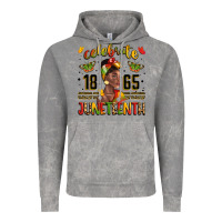 Cloud Rock celebrate 1865 juneteenth with black woman Vintage Hoodie - LillyAllenDesigns