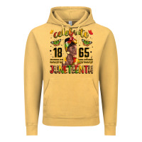Celebrate 1865 Juneteenth With Black Woman Vintage Hoodie | Teevron