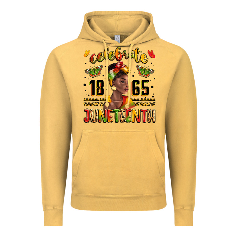 Celebrate 1865 Juneteenth With Black Woman Vintage Hoodie by LillyAllenDesigns | Teevron