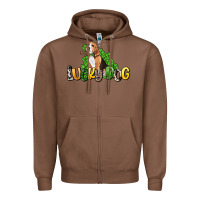 Chestnut lucky dog St. Patrick's Zipper Hoodie - HowdyJamesFarm