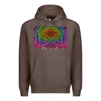 Coffee colorful zebra background Premium Hoodie - RanaPortraitStore