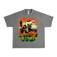 Tornado Happy Halloween With Black Cat Urban Heavy Tee - LillyAllenDesigns