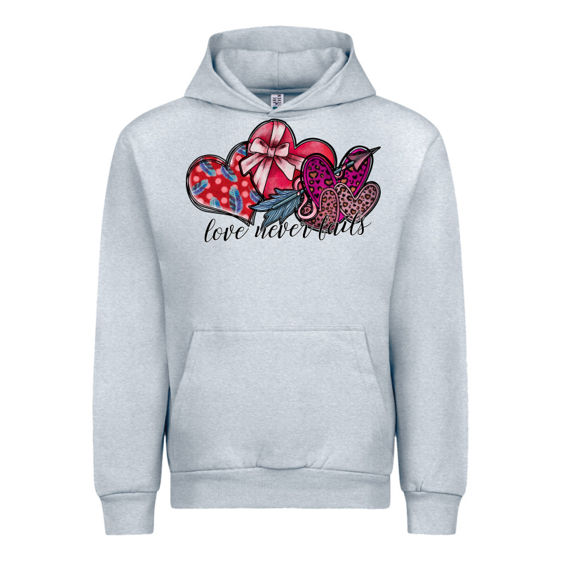 Love Never Fails Urban Hoodie by SublimationCraftShop | Teevron