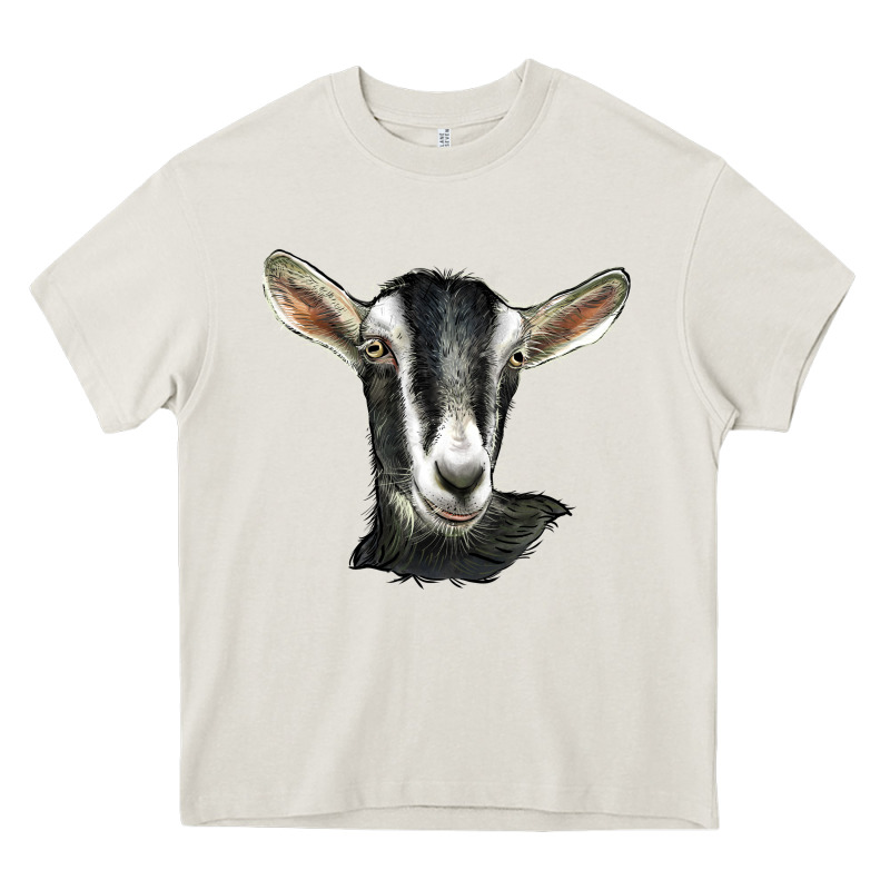 Alpine Goat Head Heavy Core Tee by LillyAllenDesigns | Teevron