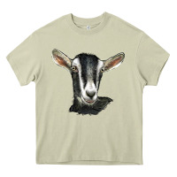 Mossy alpine goat head Heavy Core Tee - LillyAllenDesigns