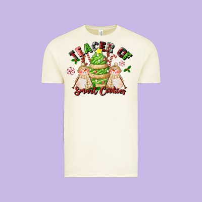 Teacher Of Smart Cookies Vintage Tee Designed By Lillyallendesigns