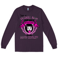 Plum I'm A Pitbull Mom Just Like A Normal Mom Long Sleeve Tee - Bettercallsaul