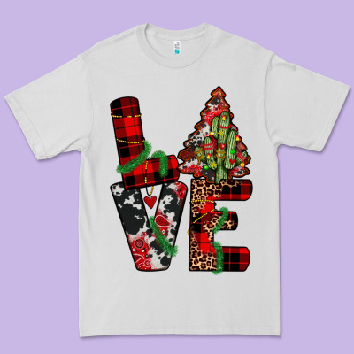 Christmas Love Premium Tee Designed By Jahusdesignshop