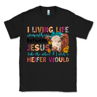 Black i living life somewhere between jesus take the whe Classic Tee - LillyAllenDesigns