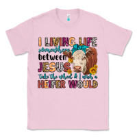 Bubblegum Pink i living life somewhere between jesus take the whe Classic Tee - LillyAllenDesigns