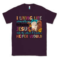 Plum i living life somewhere between jesus take the whe Classic Tee - LillyAllenDesigns