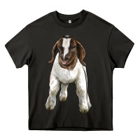 Asphalt baby boer goat Heavy Core Tee - LillyAllenDesigns
