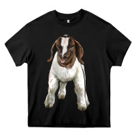 Black baby boer goat Heavy Core Tee - LillyAllenDesigns
