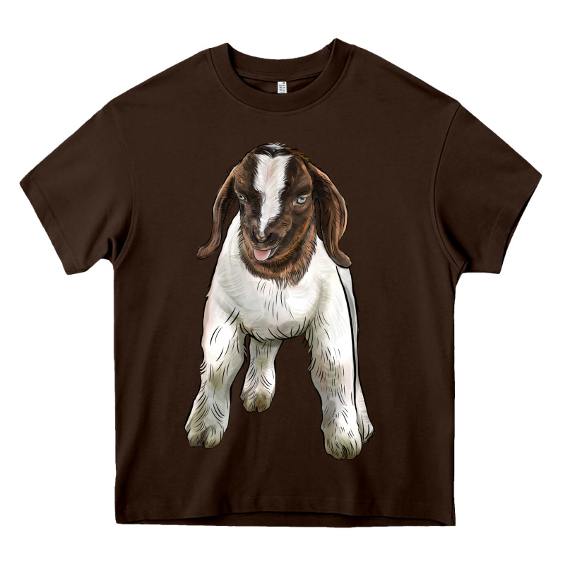 Baby Boer Goat Heavy Core Tee by LillyAllenDesigns | Teevron
