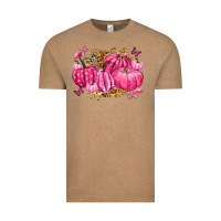 Vintage Coffee breast cancer awareness pink pumpkins Vintage Tee - LillyAllenDesigns