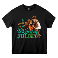 Black where is my juliet Heavy Core Tee - AdoDesignShop