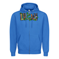 True Royal Lucky horseshoe St. Patrick's Day Zipper Hoodie - CowGirlArtShop