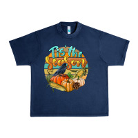 Navy tis' the season Urban Heavy Tee - LillyAllenDesigns