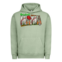 Pigment Oil Green baseball mama Urban Hoodie - SublimationCraftShop