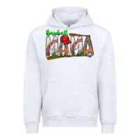 White baseball mama Urban Hoodie - SublimationCraftShop