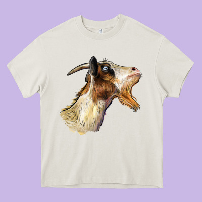 Tennessee Goat Head Heavy Core Tee Designed By Lillyallendesigns