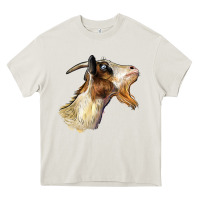 Cream Tennessee Goat Head Heavy Core Tee - LillyAllenDesigns