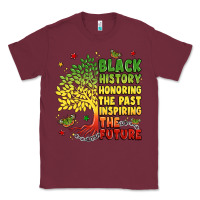 Burgundy title black history celebration Classic Tee - LillyAllenDesigns