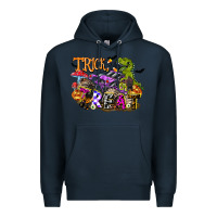 Navy trick rawr treat Premium Hoodie - FaDigitalArtStudio