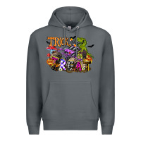 Rock trick rawr treat Premium Hoodie - FaDigitalArtStudio
