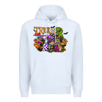 White trick rawr treat Premium Hoodie - FaDigitalArtStudio