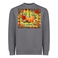 Storm Just a girl who loves Fall Heavyweight Sweatshirt - NancyCooperArtShop