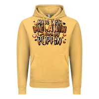 Vintage Mustard made with melanin always poppin' Vintage Hoodie - LillyAllenDesigns