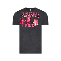 Vintage Black in october we wear pink Vintage Tee - LillyAllenDesigns