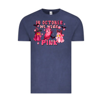 Vintage Denim in october we wear pink Vintage Tee - LillyAllenDesigns